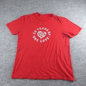 Raising Canes Shirt Adult M Red 25 Years One Love Dog Tee Employee Crew Mens